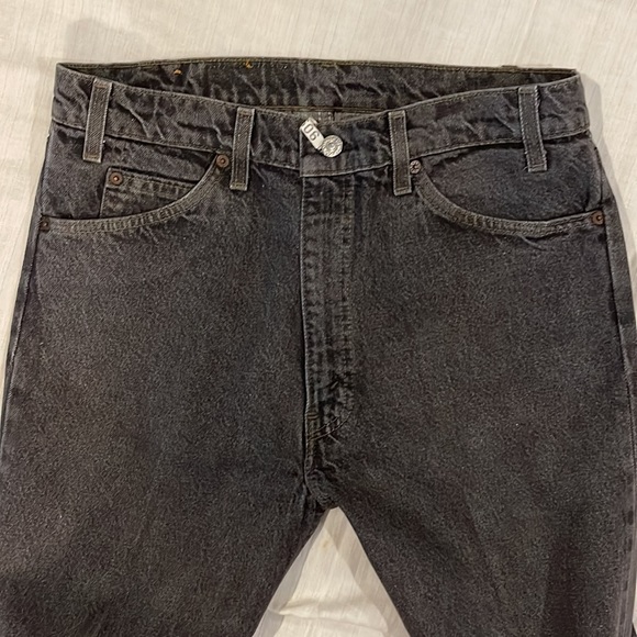 Levi’s Black 505 jeans-zipper fly. - Picture 3 of 9